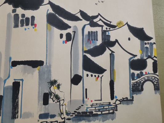 吴冠中字画作品吴冠中书画江南水乡_北京琉璃厂字画网